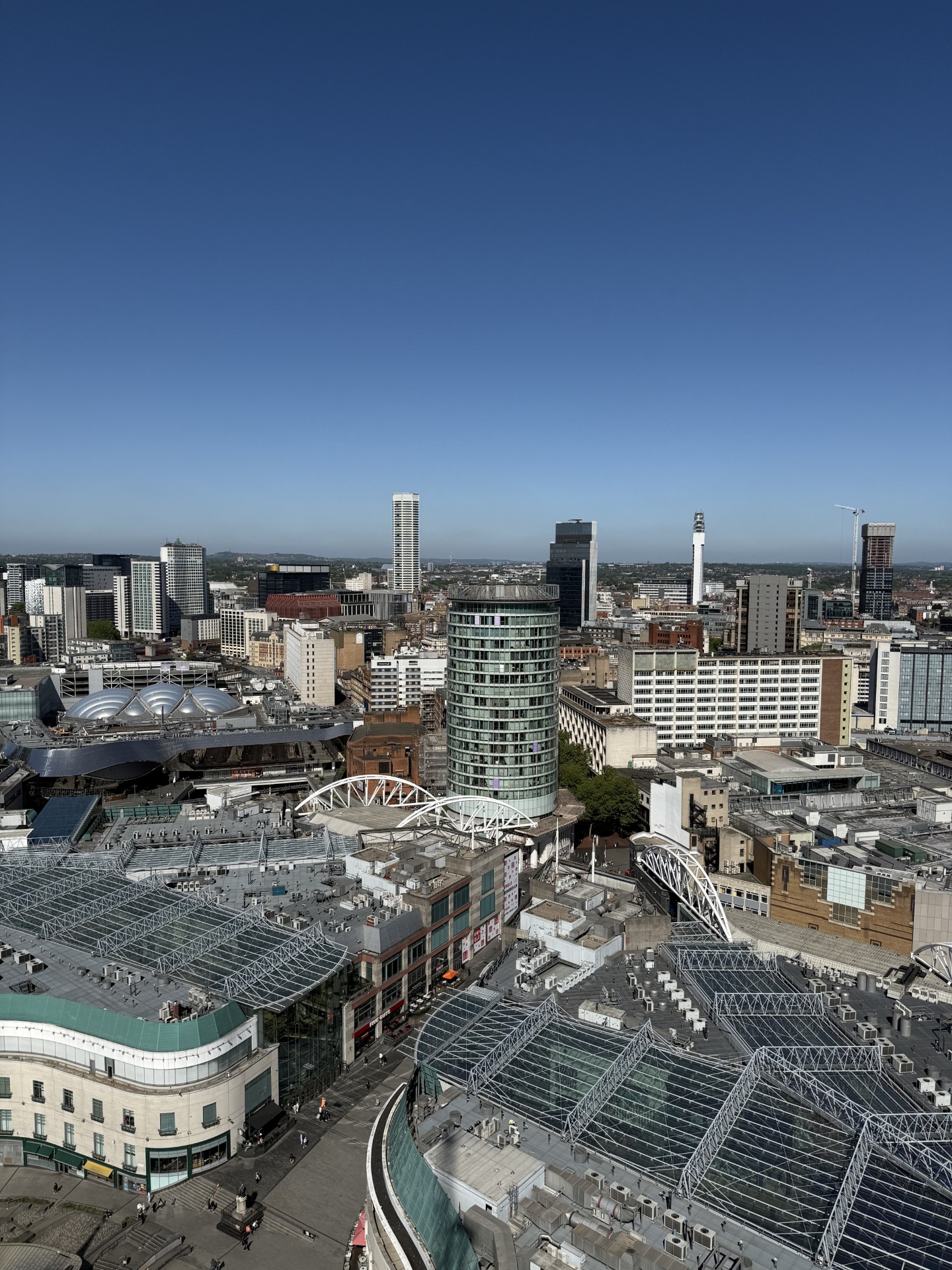 Panoramic skyline view of Birmingham city centre from Beorma Quarter, highlighting central location and investment appeal.