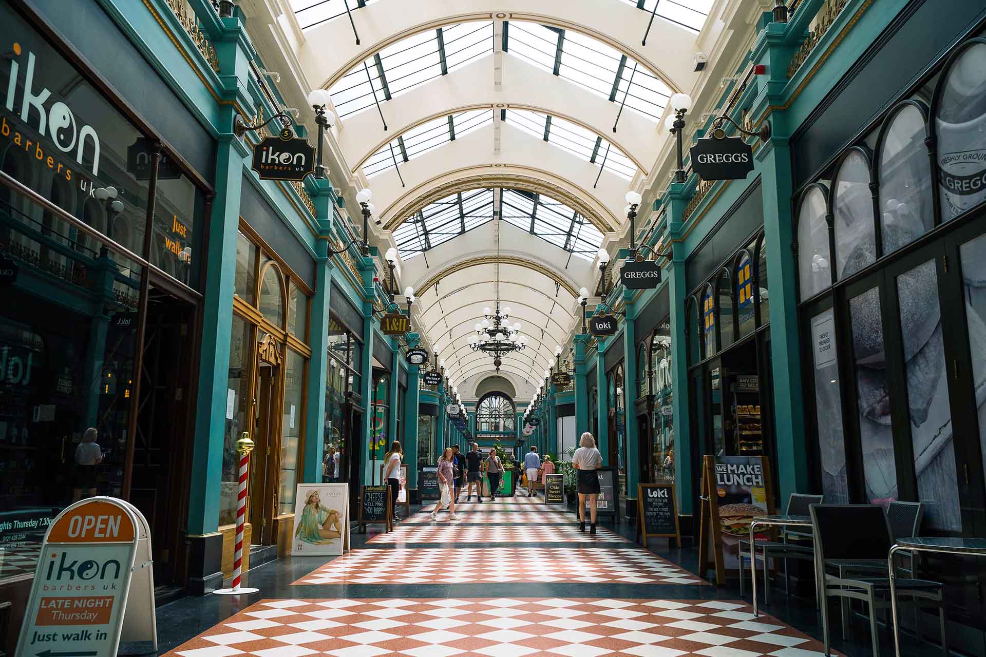 Shopping in Bimingham’s Colmore Business District